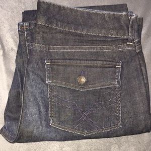 GAP Curvy Stretch Blue Jeans W/ Button Pockets 12L